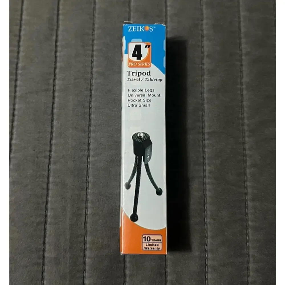 Zeikos ZE-TR5A Flexible Travel Tabletop Tripod 4” Pro Series